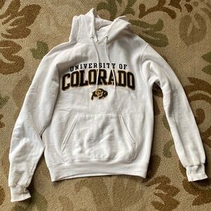 White University of Colorado Boulder hoodie